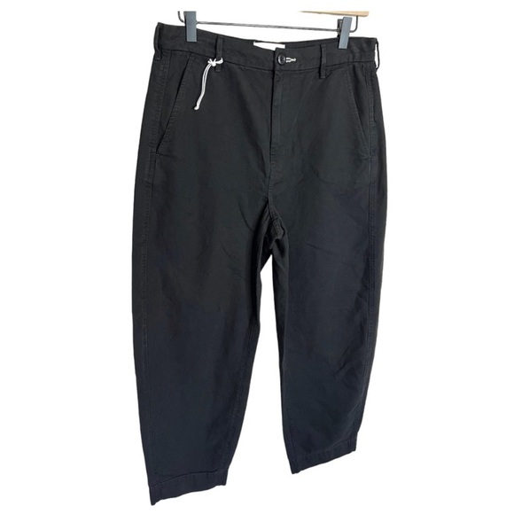 Everlane Curved/ barrel Black Canvas Pants - Picture 5 of 11